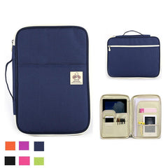 Multifunction Large Capacity Zipper Package Tablet Computer Bag School Office Supplies