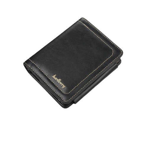 Men Faux Leather 12 Card Slots Zipper Coin Pocket Money Purse Wallet