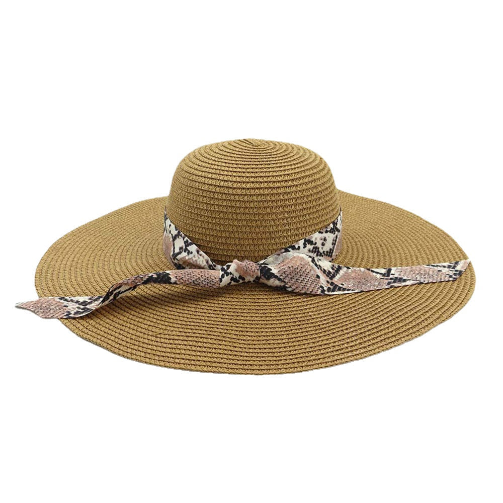 Women Sunscreen Vacation Beach Wild Brim Sun Hat Elegant Stylish Bowknot Straw Hat