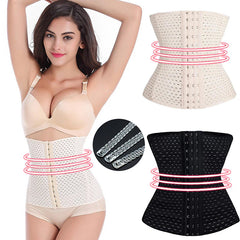 Waist Trainer Cincher Shapewear Women Corset Slimming Belt Belly Belt Binder Belly Sheath Modeling Harness Body Shaper 3 Breasted