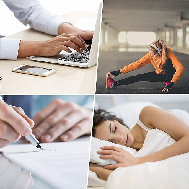 Copper Compression Gloves for Arthritis Carpal Tunnel Pain Relief Fingerless for Men & Women