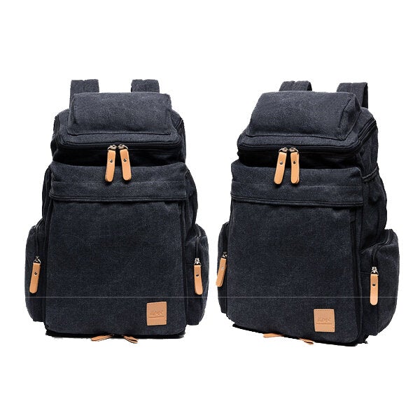 Men Women Large Capacity School Laptop Backpack Canvas Casual Backpack