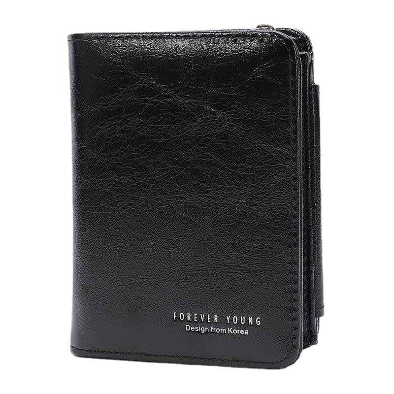 Women Trifold Short Multifunction Wallets PU Leather 13 Card Slot Coin Purse Money Clip