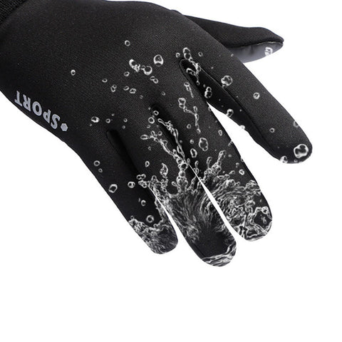 Unisex Waterproof Anti-slip Wrist Lengthening Glove Sport Touch Screen Warm Lining Gloves