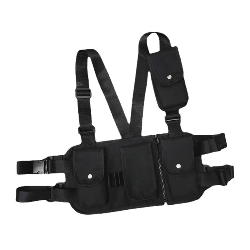 Unisex Tactical Multi-Pocket Chest Vest Bag for Fashion