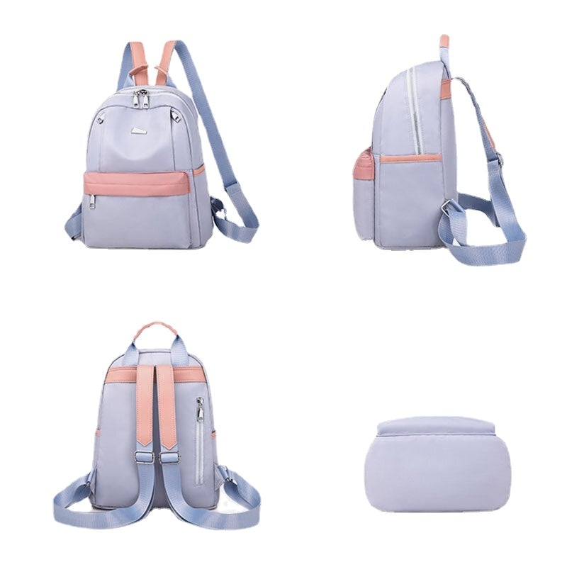 Women Patchwork School Bag Laptop Backpack Rucksack Daypack