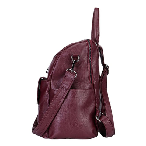 Women Waterproof Multi-Carry Backpack Large Capacity Back Anti-theft Pocket Shoulder Crossbody Bag
