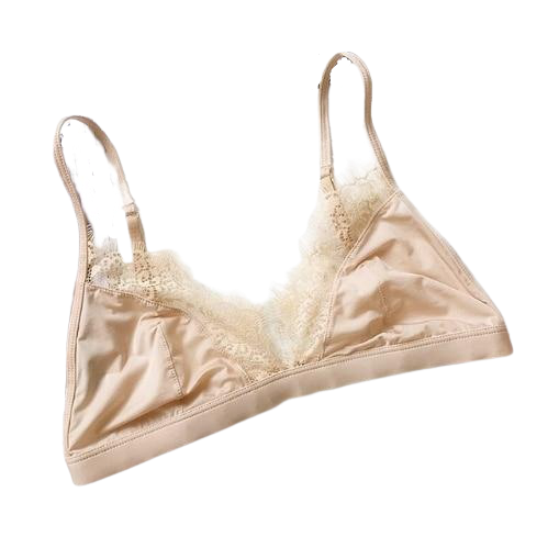 Comfortable Breathable Sexy Ladies' Floral Print Lace Bra With Adjusted Straps