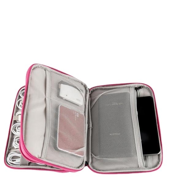 Women Data Cable Digital Power Charger Multi-function Travel Portable Storage Bag