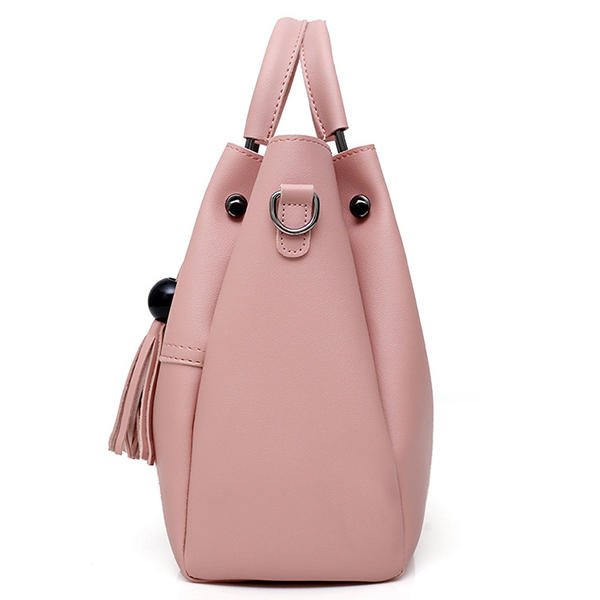 Fashion Handbag Messenger Bag Crossbody Bag Three-piece Tassel Mother Bag
