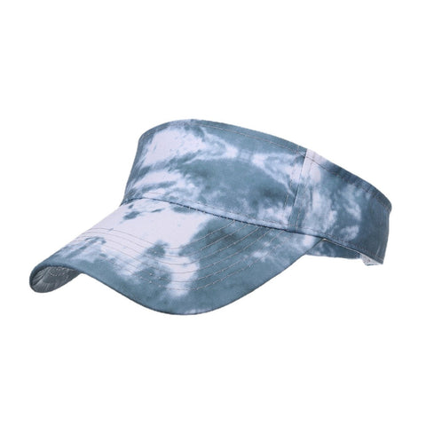 Women Color Tie Dye Printing Baseball Cap Fashion Sunscreen Empty Top Hat