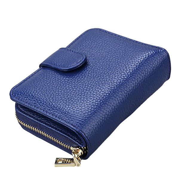Genuine Leather Unisex 10 Card Slot Wallet Fashion Hasp Holder