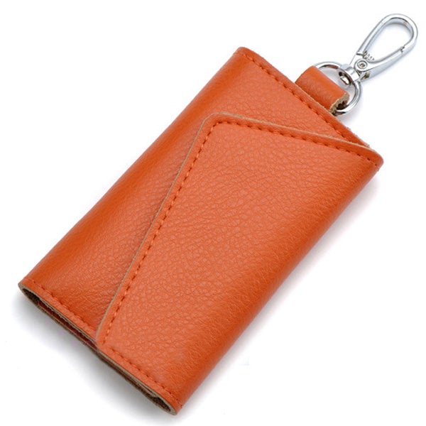 Unisex Genuine Leather Multifunctional Car Key Holder Card Holder