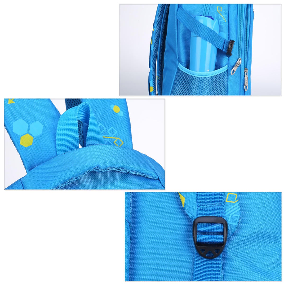 Nylon Large Waterproof Backpack Children School Bag For Middle Primary School Student