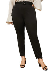 Plus Size Black Fashion Pants