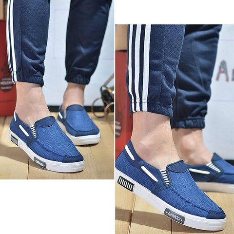 Men's Canvas Shoes Casual Sports Light Breathable Comfortable Sports Shoes Sneakers