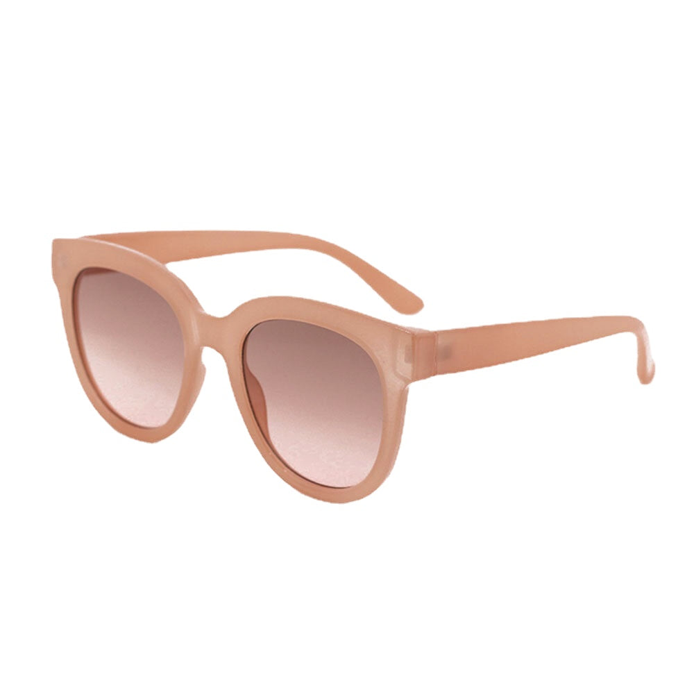 Women Vintage Classical Full Frame Round Shape Summer UV Protection Sunglasses