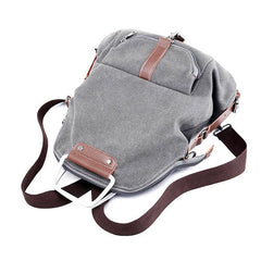 Women Multi-functional Casual Messenger Bag Canvas Crossbody Bag Backpack