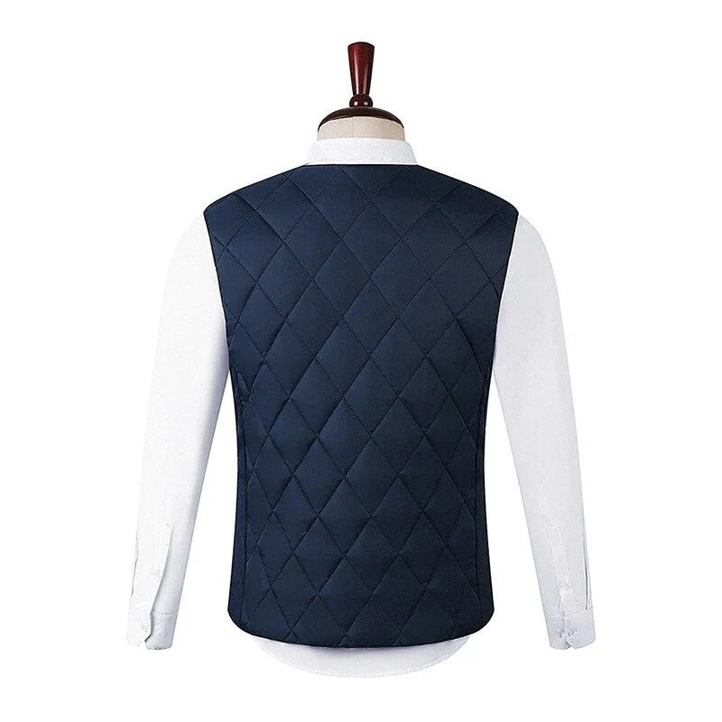 Men's Heated Vest - 16 Zones, Triple Temp Control, USB Electric Jacket for Winter Camping & Hiking