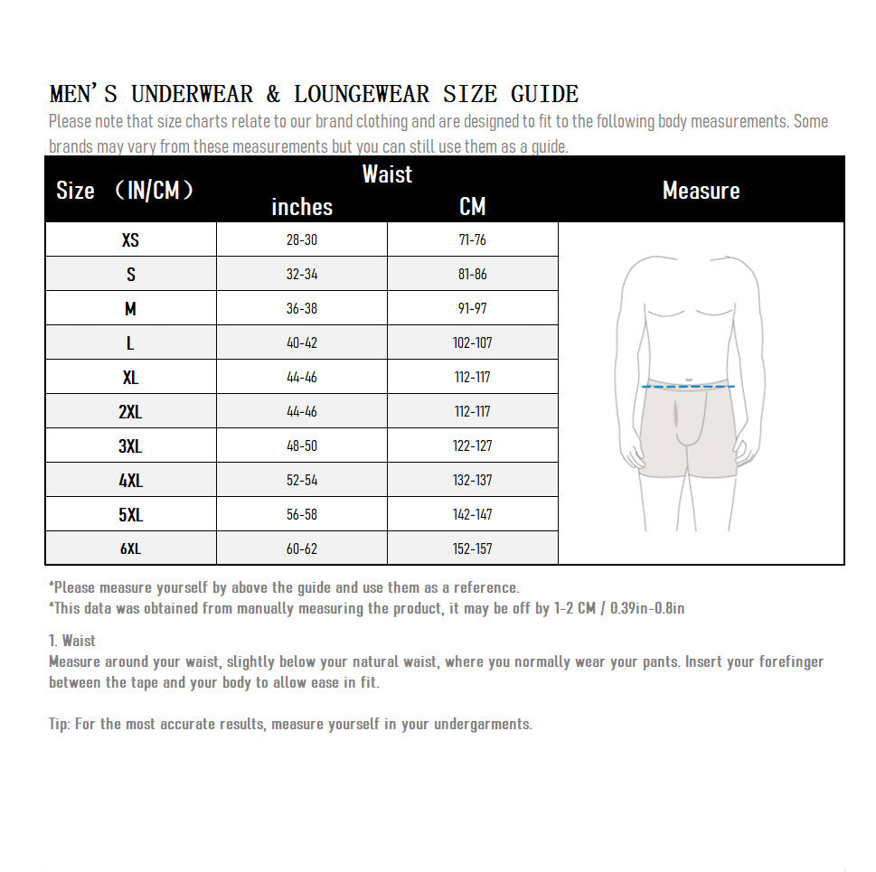 Colorful Cotton Underwear Breathable U Convex Pouch Widen Waistband Underwear for Men