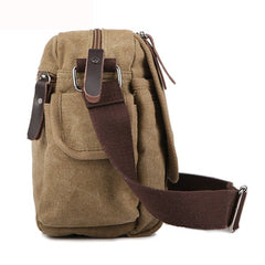 Canvas Outdoor Travel Leisure Shoulder Men Women Retro Capacity Crossbody Bag