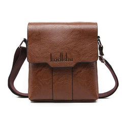 Men PU Leather Leisure Crossbody Bag Shoulder Bag