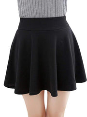 Women's Skirt Work Skirts Mini Polyester Black White Wine Red Skirts Without Lining Streetwear Carnival Homecoming