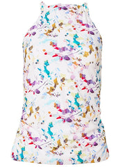 Women's Swimwear Tankini 2 Piece Normal Swimsuit Open Back Printing Striped Tie Dye