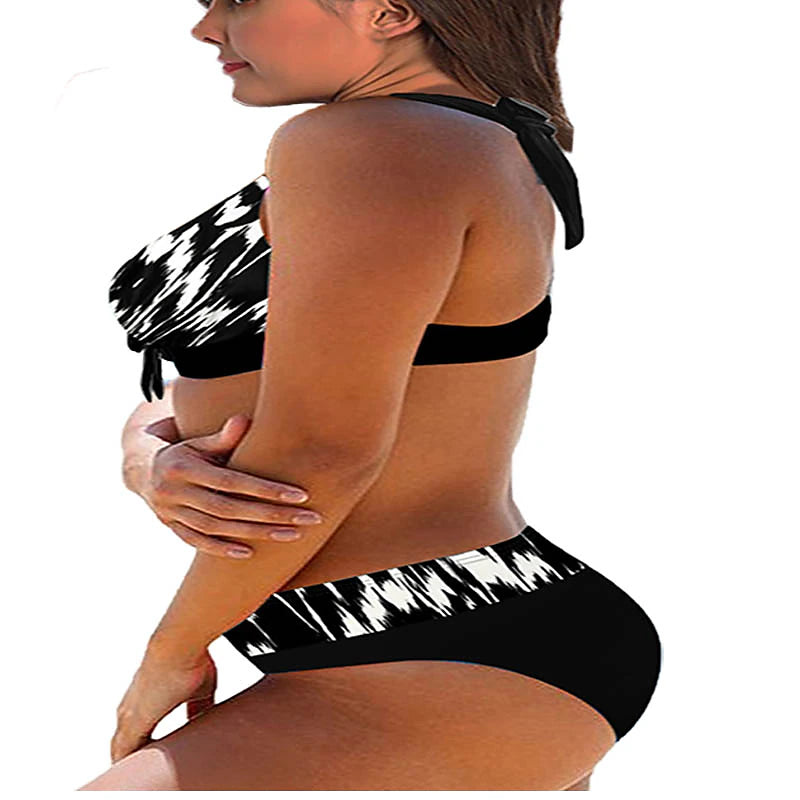 Women's Swimwear Tankini 2 Piece Normal Swimsuit Backless 2 Piece Printing Adjustable Print Multi Color Green Black Blue Rainbow Padded Strap Bathing Suits Sexy Vacation Beach Wear