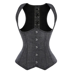 Grey Long Series Court Sculpting Top Super Abdominal Tunic Vest