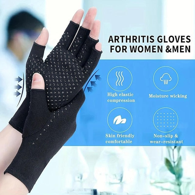 Arthritis Compression Gloves Pain Relief for Rheumatoid Carpal Tunnel Non-Slip for Men & Women