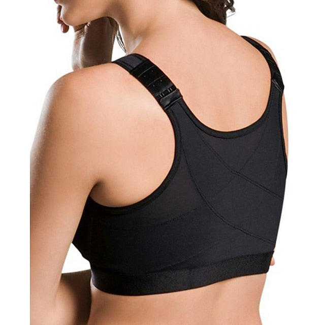 Front Closure Full Coverage Back Support Posture Corrector Bras for Women