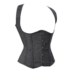 Grey Long Series Court Sculpting Top Super Abdominal Tunic Vest