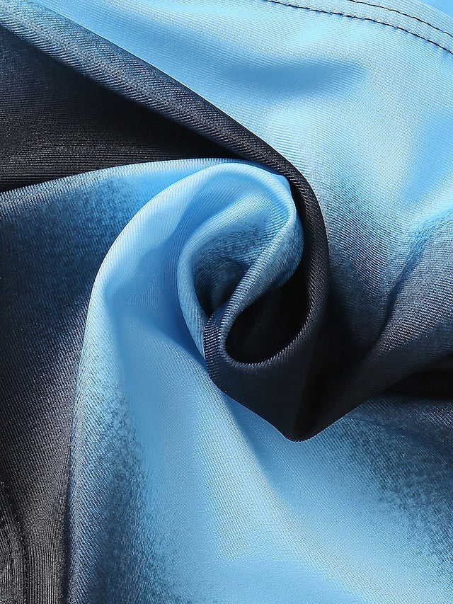 Women's Swimwear Tankini 2 Piece Normal Swimsuit High Waist Chinese Style Green Blue Purple Red Padded Bathing Suits New Fashion Sexy / Padded Bras