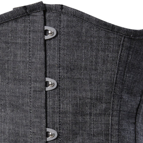 Grey Long Series Court Sculpting Top Super Abdominal Tunic Vest