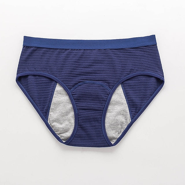 Period Underwear Leak Proof Hipster Cotton Menstrual Panties Women Heavy Flow First Period Starter Kit Briefs