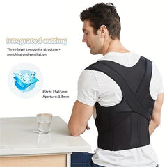 Posture Corrector For Women And Men, Adjustable Upper Back Brace With Clavicle Support For Neck, Shoulder And Upper Back