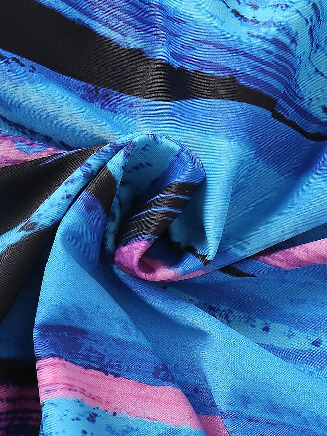 Women's Swimwear One Piece Monokini Bathing Suits Normal Swimsuit Tummy Control Hole Stripe