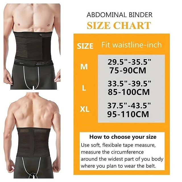 Unisex Abdominal Support Belt - Post Surgery/Postpartum Recovery, Hernia Relief