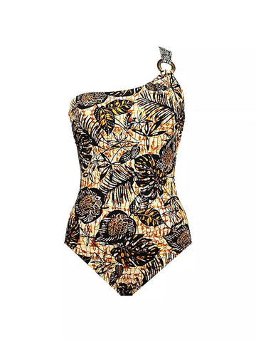Women's Swimwear Tankini Monokini Bathing Suits Normal Swimsuit 2 Piece Mixed Color Floral Print Multicolor Coffee Padded Bathing Suits New Hawaiian Sexy