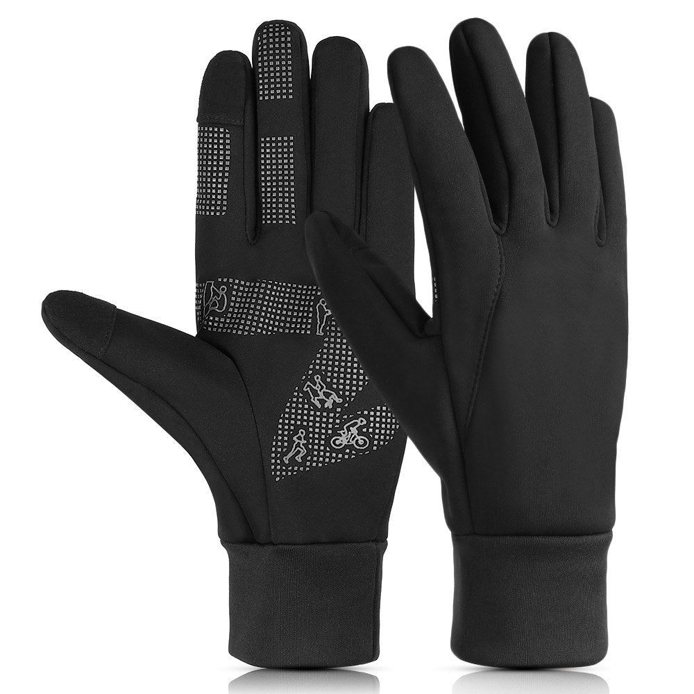 Windproof Thermal Touchscreen Gloves for Winter Driving, Cycling, Running, Fishing, Climbing