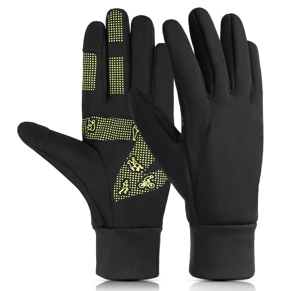 Windproof Thermal Touchscreen Gloves for Winter Driving, Cycling, Running, Fishing, Climbing