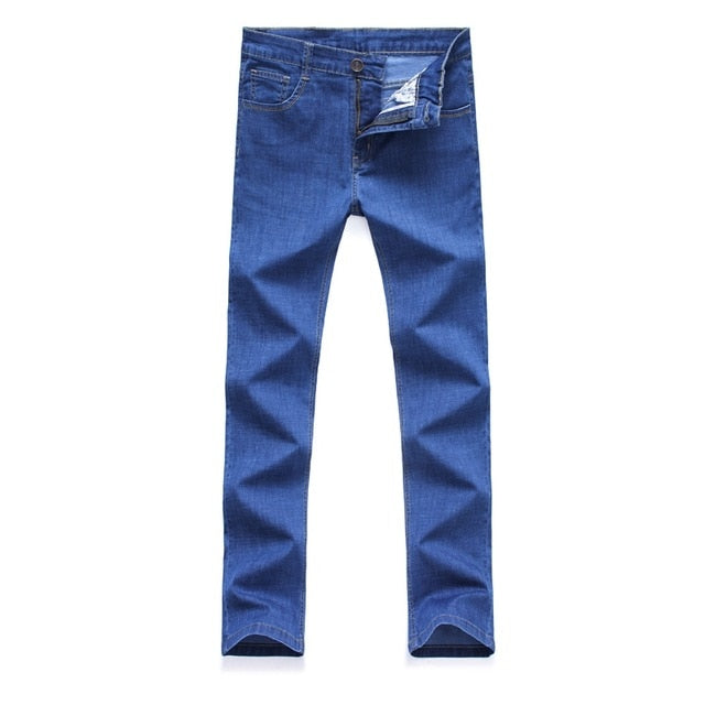 Casual Slim Fit Straight High Stretch Feet Skinny Jeans - Sheseelady