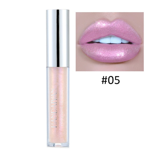 Liquid Crystal Glow Lip Gloss Laser Holographic Makeup - Sheseelady