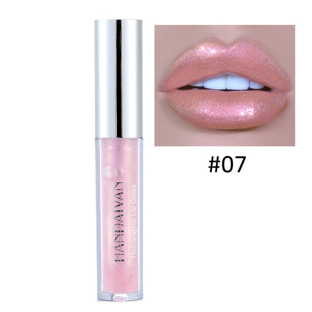 Liquid Crystal Glow Lip Gloss Laser Holographic Makeup - Sheseelady