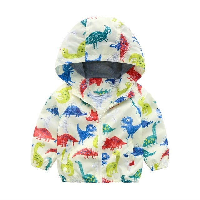 Cute Dinosaur Spring Coat Jackets For Boys - Sheseelady