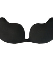 ladies sexy reusable invisible strapless self adhesive push-up bra stick on gel backless for women