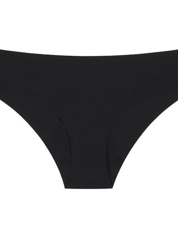 Women's Sexy Panties Brief Underwear 1 PC Underwear Simple Sexy Comfort Hole Pure Color Nylon Low Waist Black Purple Pink