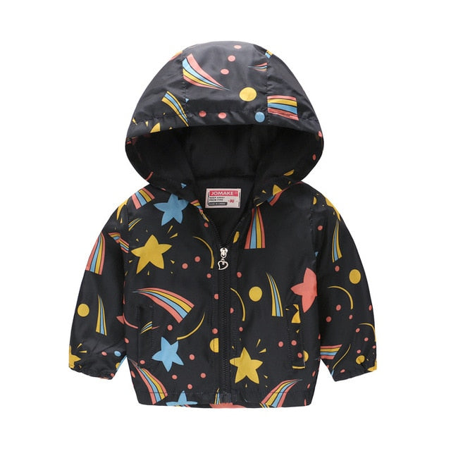 Cartoon Printed Hooded Jackets For Boys&Girls - Sheseelady