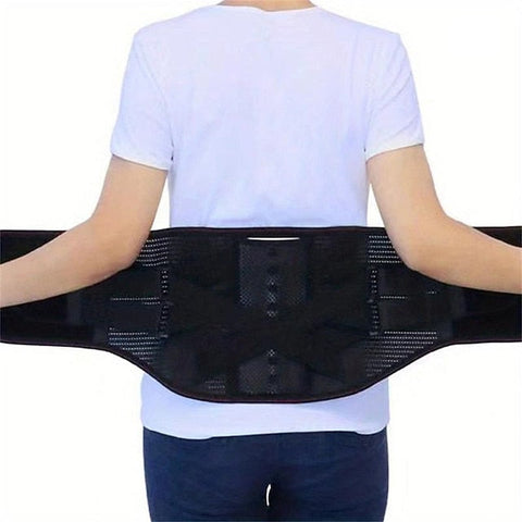 1pc Back Support Brace - Perfect For Women & Men With Herniated Discs & Sciatica